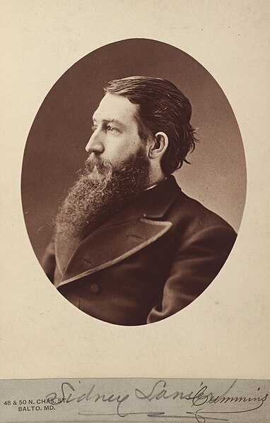 File:Sidney Lanier by James S. Cummins, c. 1875, albumen silver print, from the National Portrait Gallery - NPG-NPG 2011 9Lanier-000001.jpg