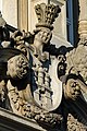 Deutsch: Detailaufnahme des Strafjustizgebäudes in Hamburg-Neustadt. This is a photograph of an architectural monument. It is on the list of cultural monuments of Hamburg, no. 12622