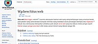 Gambar mini seharga Berkas:Situs web-betawi wikipedia.jpg