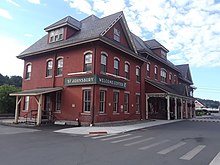 Former St. Johnsbury Union Station St. Johnsbury Welcome Center St. Johnsbury VT July 2018.jpg