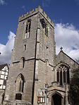 Church of St John the Baptist Including Wall to Guildhall St John's Church, Henley-in-Arden - Tower.jpg