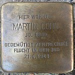 Stolperstein Einbeck Maschenstrasse 5 Martin Cohn.jpg