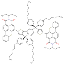 Structure du dérivé benzothioxanthène imide-indancénodithiophène-benzothioxanthène imide (BTXI-IDT-BTXI)