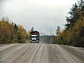 Although public access is permitted on the Sultan Industrial Road, its core purpose is for logging trucks.