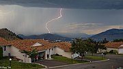 Thumbnail for File:Summer lightning storm over the City of Kamloops, BC. (19414081884).jpg