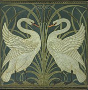 Swan and Rush and Iris wallpaper Walter Crane.jpg