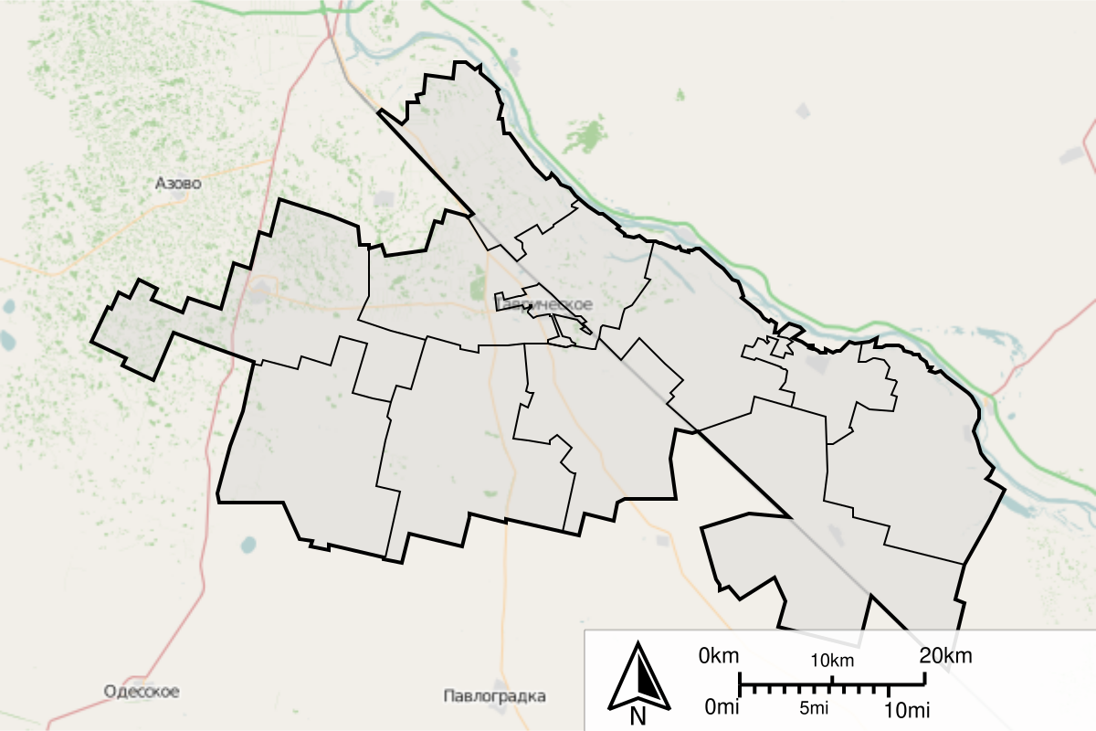 Омская область карта тавричанка