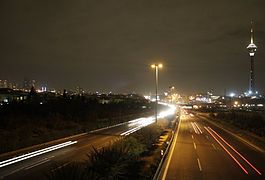 Tehran highway at night.jpg