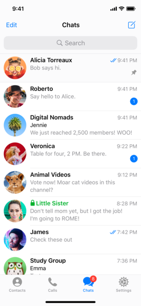 File:Telegram Chats List on iOS.png