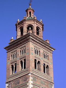 A terueli katedrális tornya