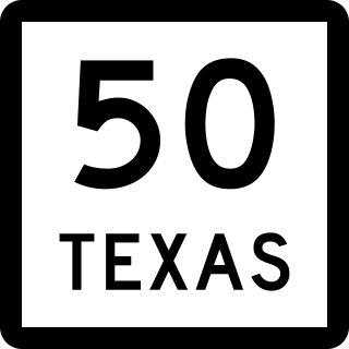 <span class="mw-page-title-main">Texas State Highway 50</span> State highway in Texas