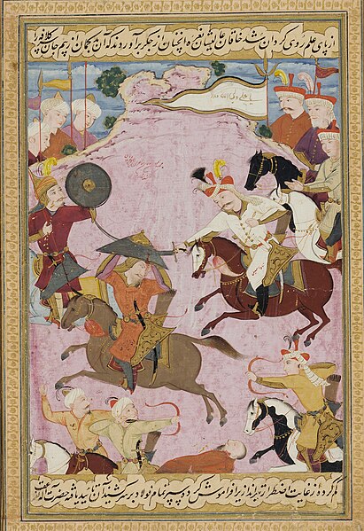 File:The Battle between Shah Ismail and Abul-Khayr Khan.jpg