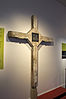 The Long Tan Cross on display at the Australian War Memorial in August 2012