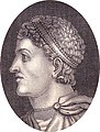 Teodosio I el Grande, Emperador de Roma, cuarto Emperador hispano nacido en Cauca (actual Coca, Segovia, España), el 11 de Enero del 379 d.C.