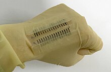 PEDOT:PSS-based model embedded into a glove to generate electricity by body heat Thermoelectric glove.jpg