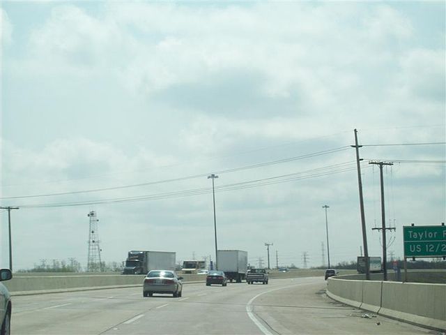 Recently finished six-lane section at US 12/US 20 in Gary in 2008