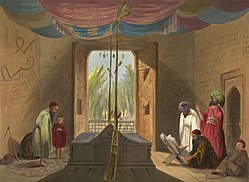 Tomb of Sultan Mahmud of Ghazni in 1839-40.jpg