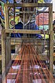 Traditional weaving work in Otavalo Colombia