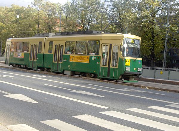 Nr I tram on line 7A.