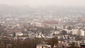 Trier, uitzicht vanaf de Petrisberg op de stad Trier.