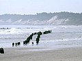 Ustka; plaża (beach)