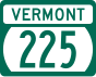 Vermont Route 225 markeri