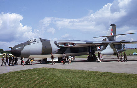 Camouflaged Valiant at Filton, England. Circa mid-1960s