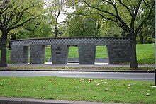 A memorial in Kings Domain, Melbourne to Victoria Police officers killed in the line of duty Victoria Police memorial.jpg