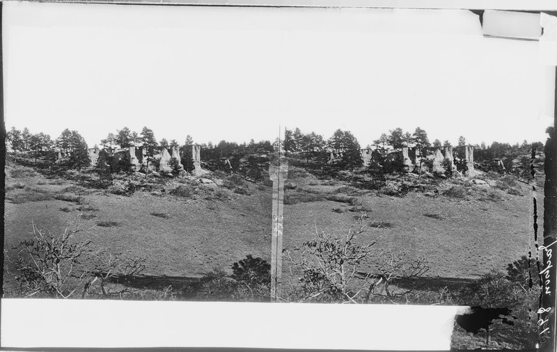 File:View in Monument Park, curiously eroded sandstone. El Paso County, Colorado. - NARA - 517420.tif