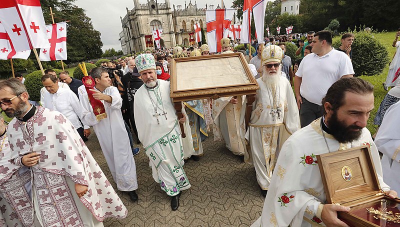 File:Vlakernoba Procession at Dadiani Palace.jpg