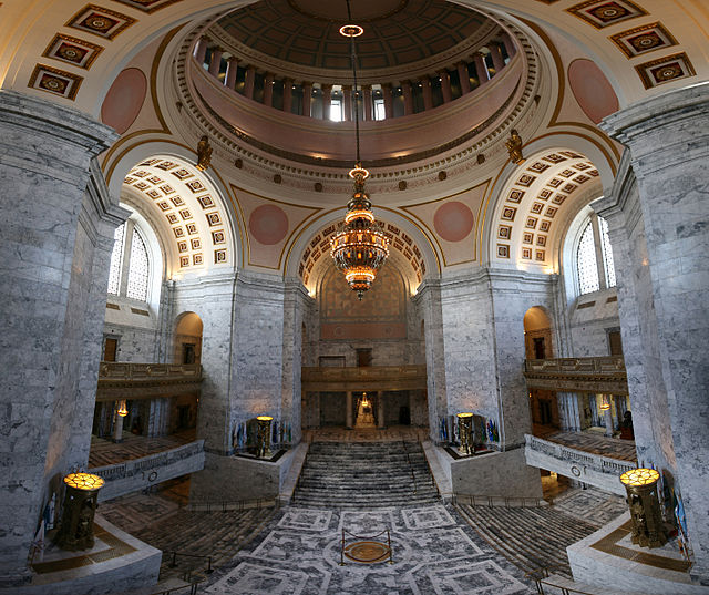 Interior of the Legislative Building.