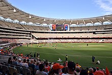 The event was held at the Perth Stadium in Perth, Western Australia, Australia. WBBL 07 Final (01).jpg