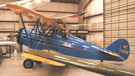 Waco RNF of 1931 displayed at the Pima Air Museum Tucson Arizona in 1991