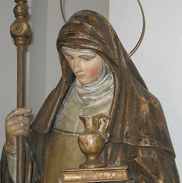 Statue in Contern church.