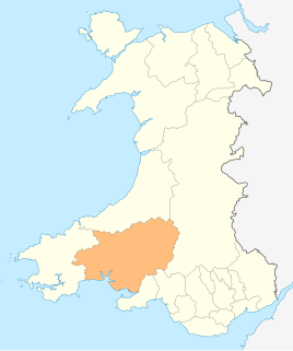 Carmarthenshire an local government area in Wales