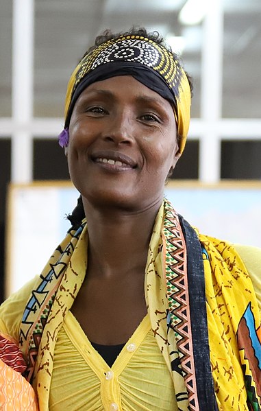 File:Waris Dirie, 2018 during her visit to Sierra Leone.jpg