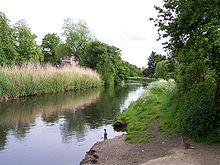 Der Fluss Niers in Weeze