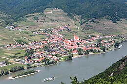 Weißenkirchen in der Wachau - Vue