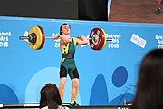 Deutsch: Gewichtheben bei den Olympischen Jugendspielen 2018; Tag 2, 10. Oktober 2018; Jungen 62 kg English: Weightlifting at the 2018 Summer Youth Olympics at 8 October 2018 – Boys' 62 kg