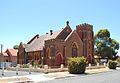 English: Pioneer Memorial Presbyterian church at West Wyalong, New South Wales