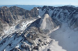 Lava dome in caldera