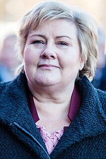 Erna Solberg Norwegian politician
