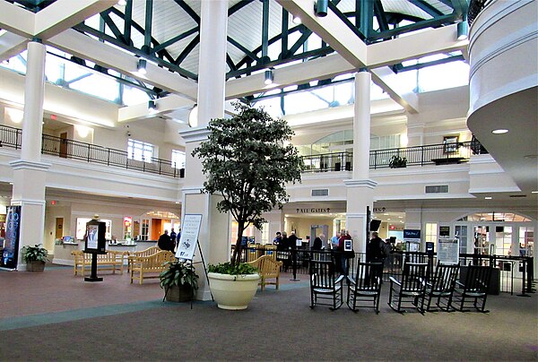 Lobby of the passenger terminal in 2020