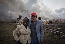 Winnie Kiiru (Leading Kenyan Conservationist) & Peter Middlebrook (CEO Geopolicity Inc.).jpg