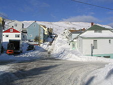 Saint-Pierre in de winter
