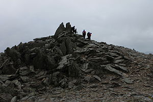 The summit of Glyder Fawr