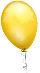 Yellow toy balloon.svg