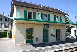 Järnvägsstationen i Yens