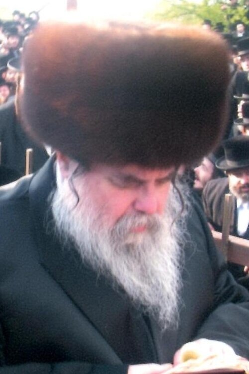 The fifth, and present, Belzer Rebbe, Grand Rabbi Yissachar Dov Rokeach