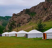 Yurts in the tourist camp, Mongolia Yurts in the tourist camp. Mongolia.jpg